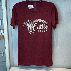 NWT Professional Cattle Feeder Tshirt Sz Small Texas True Threads Short Sleeve F